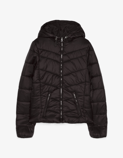 Steppjacke mit Kapuze